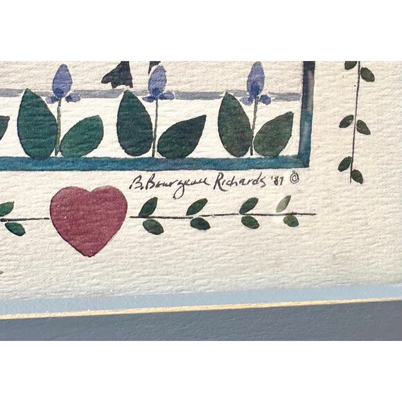 “Under the Sun” by B. Bourgeau Richards – Limited Edition Print #24/1000 - Picture 10 of 13